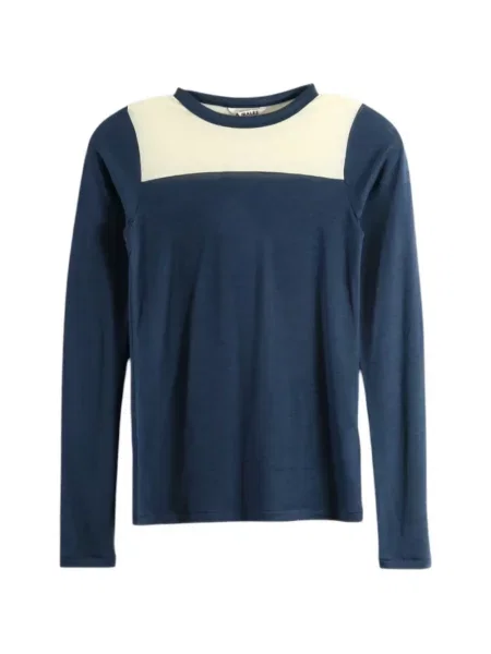 Lung tricou Auralee albastru
