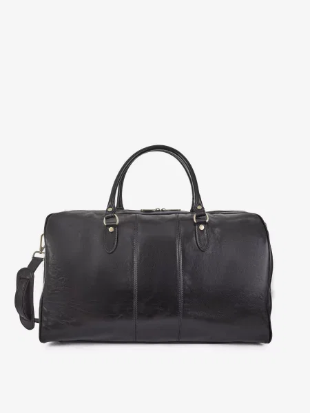 Кожаная дорожная сумка Inbag черная