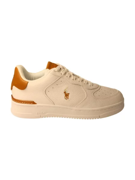 Sneakersy Polo Ralph Lauren skórzane białe
