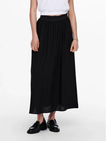ONLY Fustă maxi Venedig negru