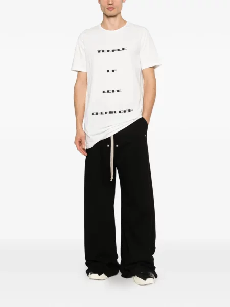 Tricou Rick Owens Drkshdw alb