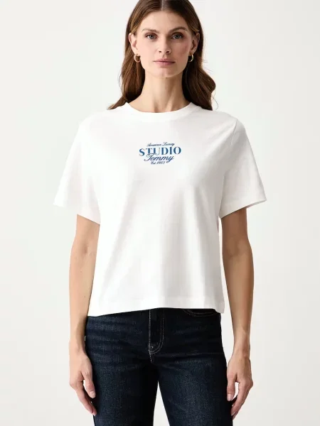 Tommy Hilfiger tricou pentru femei din alb