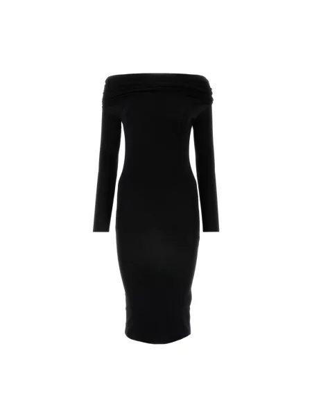 Sukienka Armarium wełniana czarna