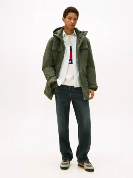 Tommy Jeans Geacă parka CITY READY verde
