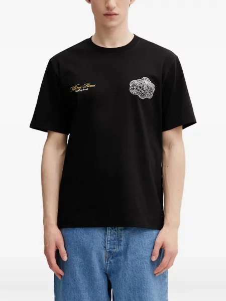Tricou Filling Pieces cu imagine negru