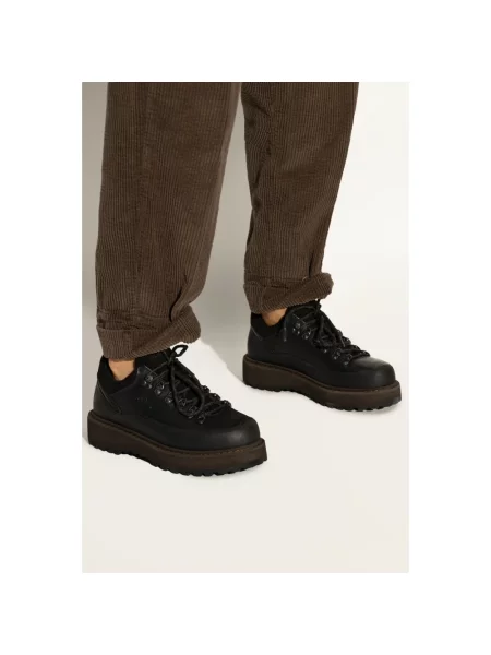 Diemme buty nubukowe Cornaro Due Gomma czarny