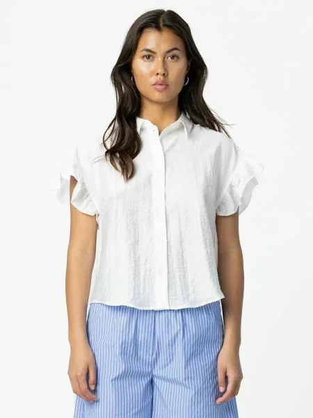 Coster Copenhagen Halenka Shirt bílá