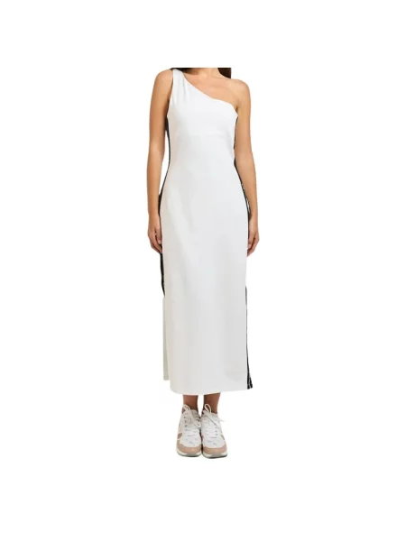 Sukienka Emporio Armani Logo Series Dress White M beżowa