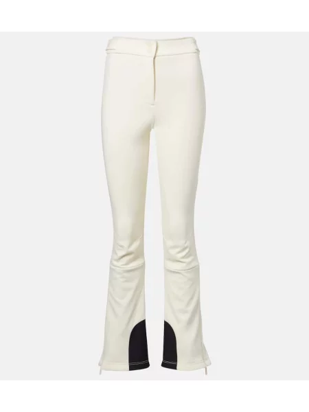 Jeździć na nartach spodnie dresowe Cordova dzwony białe