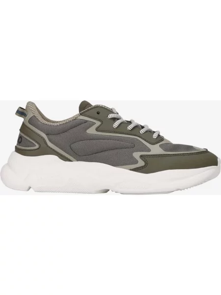 Tenisówki HUGO Leon w kolorze khaki w kolorze zielonym 39 zielone