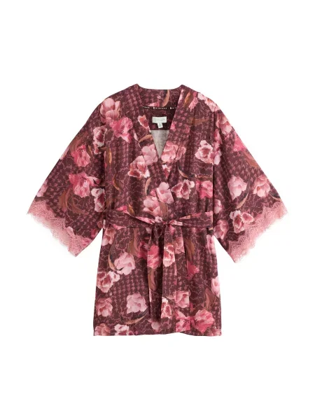 B by Ted Baker Halat de baie scurt ciclam / mov mură pal roz