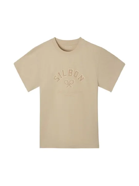 Tricou Silbon bej