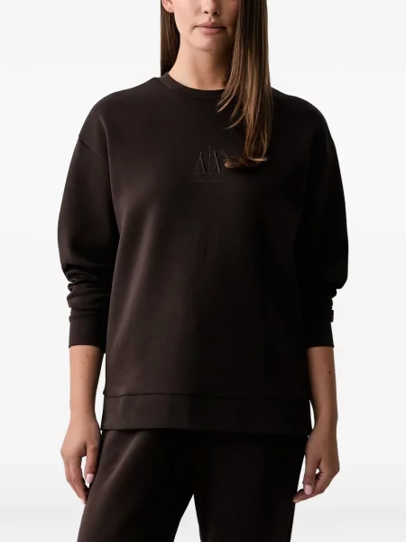 Hanorac Armani Exchange cu autograf maro