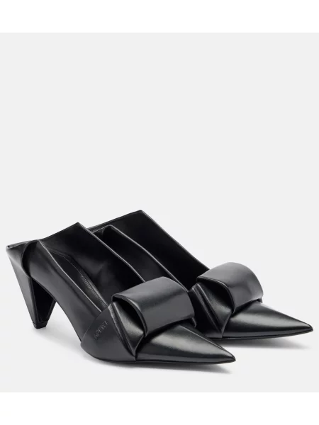 Papuci tip mules Loewe din piele negru