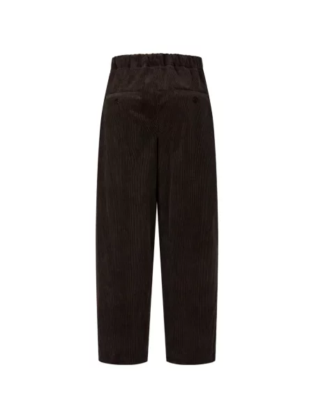 Pantaloni Tomboy de catifea cord maro