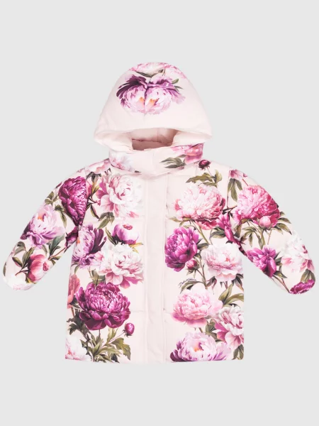 Детский пуховик Dolce&gabbana розовый