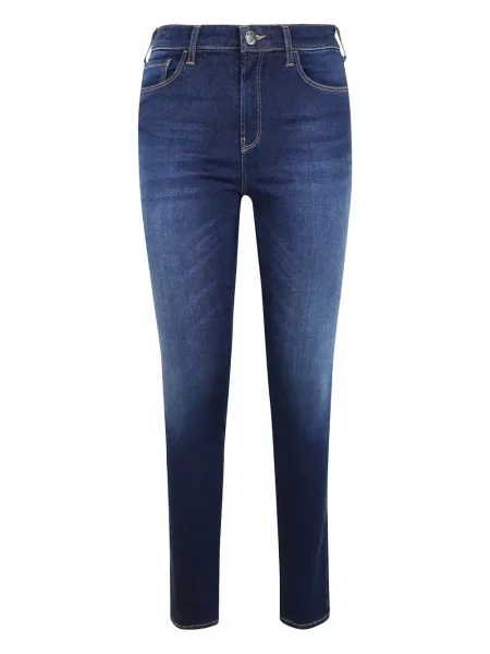 Blugi skinny Emporio Armani albastru