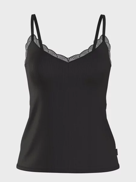 Мереживний топ Calvin Klein чорний