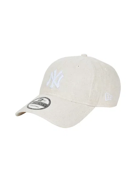 New Era baseball kapa z dodatkom lana LINEN bež