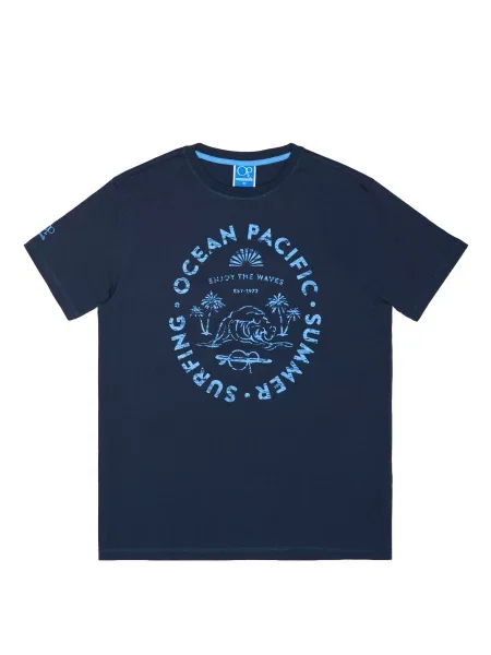 Ocean Pacific Tricou Tathra bleumarin / azur