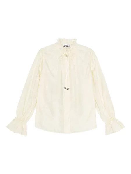 Bluză Ganni cu volane