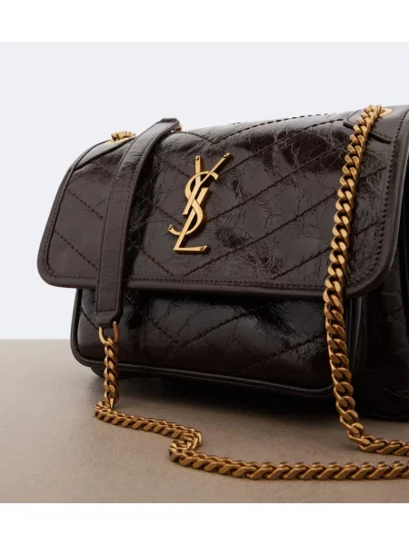 Geantă Saint Laurent din piele maro