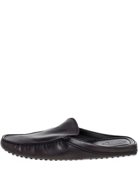 Papuci tip mules Tod's din piele negru