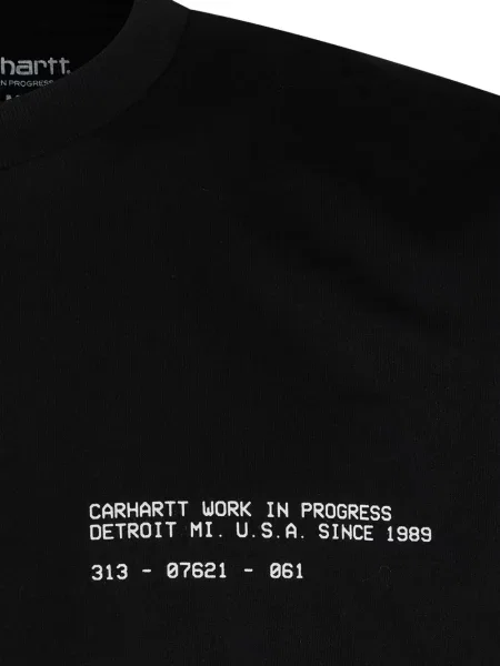 Tricou Carhartt Wip cu pene negru