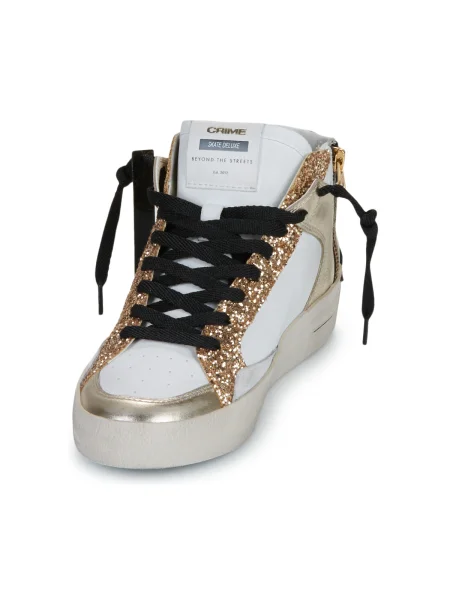Pantofi Crime London alb