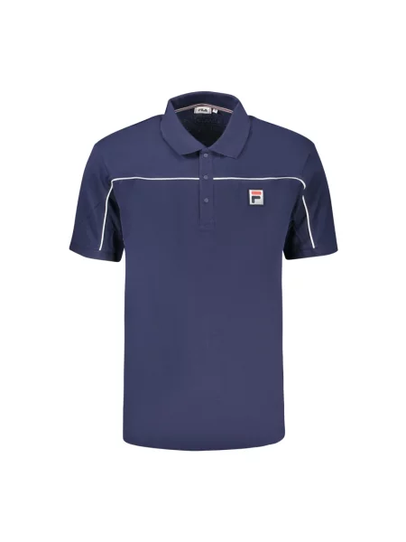 Koszulka polo FILA Lawrence black iris niebieskie