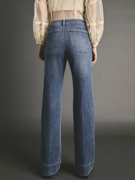 Next Jeans închis albastru