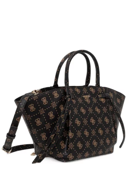 Geantă shopper Guess cu imagine negru