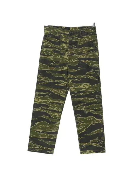 Pantaloni Orslow cu imagine cu model camuflaj verde