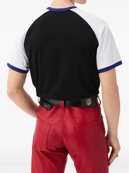 Tricou Versace din jerseu negru