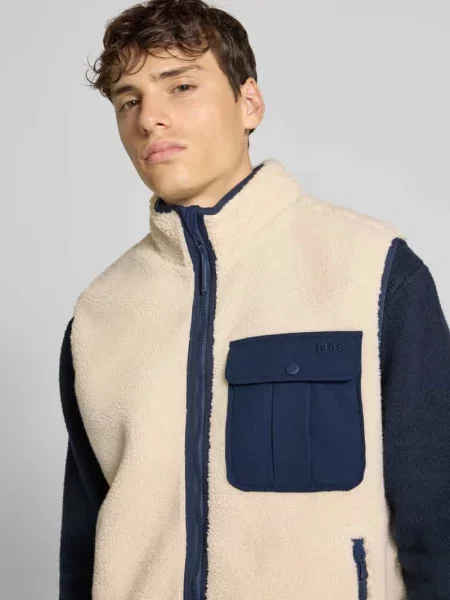 Levi's Bezrękawnik Joonie Sherpa Vest Neutrals beżowa