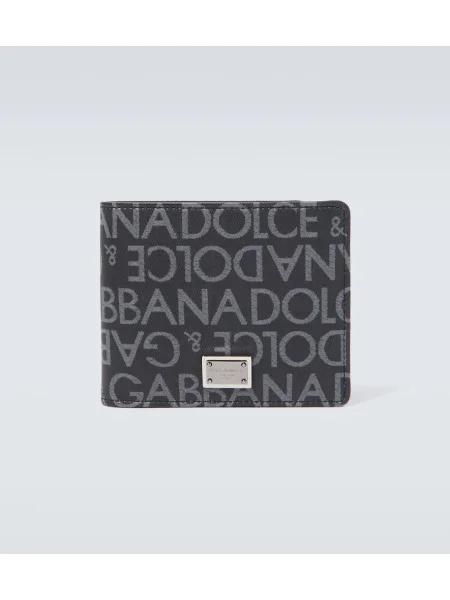 Denarnica Dolce&gabbana z avtogramom siva