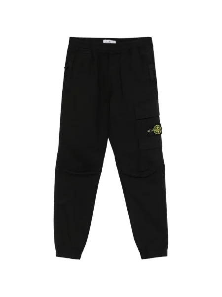 Spodnie dziecięce Stone Island czarne