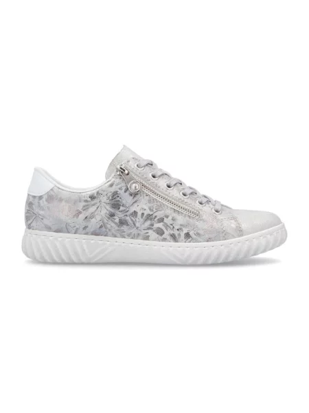 Sneakersy Rieker skórzane szare