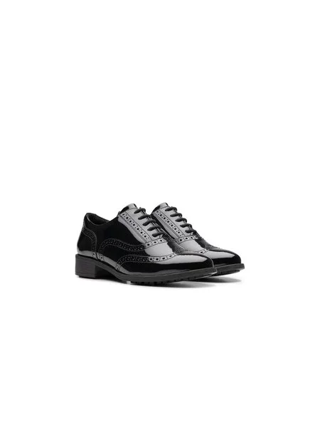 Fűzős félcipő Clarks fekete