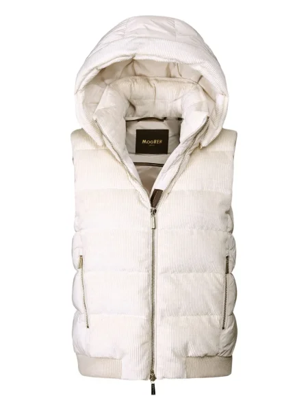 Kamizelka Moorer sztruksowa z kapturem