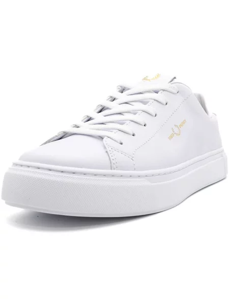 Pantofi Fred Perry din piele alb
