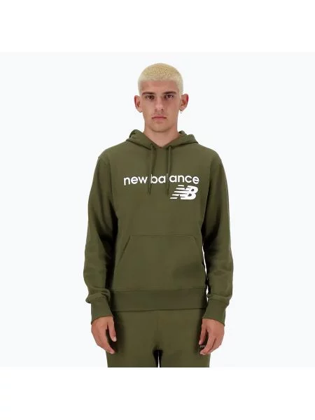 Bluza New Balance Core Fleece Hoodie dark moss