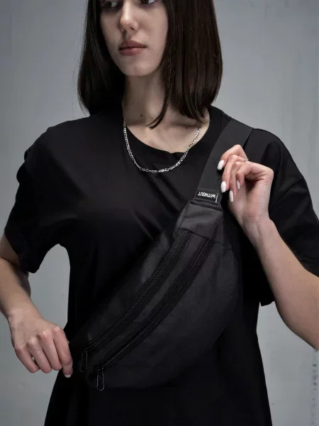 Without Поясна сумка чорний