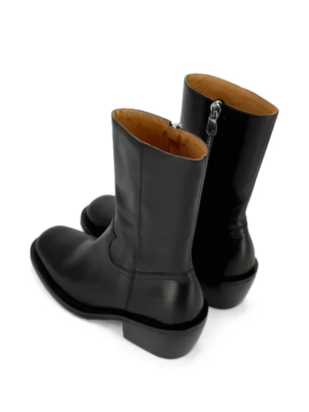 Cizme Dries Van Noten din piele negru