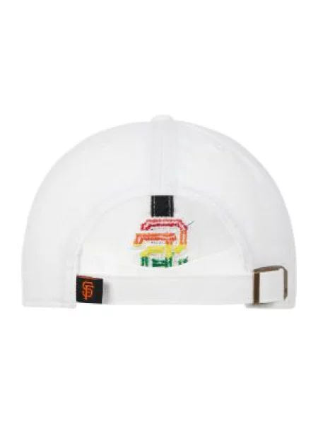 Czapka z daszkiem z bawełny model ‘San Francisco Giants’ '47 biała