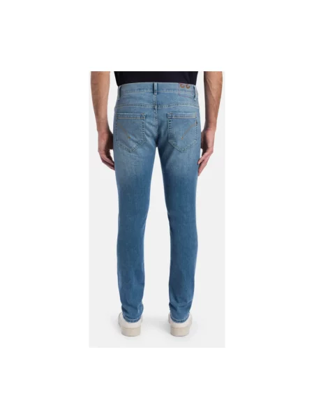 Skinny jeansy skinny Dondup niebieskie