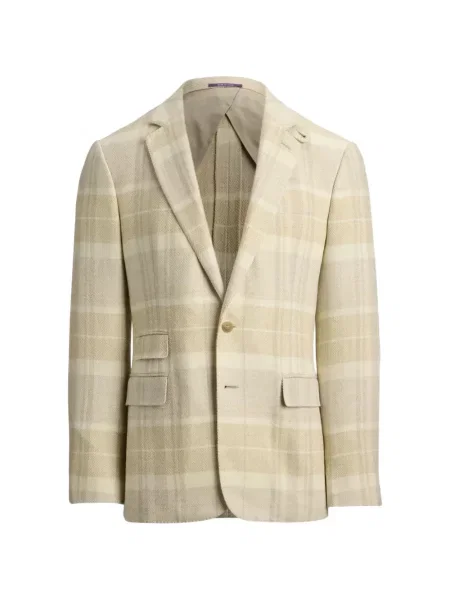 Sacou Ralph Lauren Purple Label în carouri violet