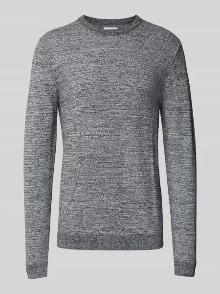 Sweter z dzianiny z okrągłym dekoltem model ‘OTTO’ Jack & Jones