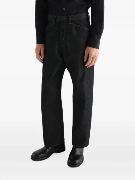 Pantaloni Lemaire cu 5 buzunare gri