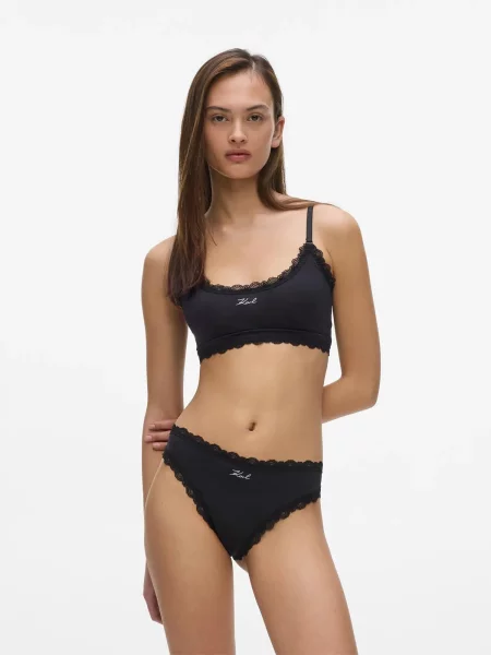 Karl Lagerfeld Tanga negru
